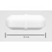 SP Bel-Art Spinbar Teflon Octagon Magnetic Stirring Bar; 25.4 x 9.5mm, White
