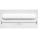 SP Bel-Art Spinbar Teflon Octagon Magnetic Stirring Bar; 41.3 x 8mm, White