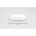 SP Bel-Art Spinbar Teflon Octagon Magnetic Stirring Bar; 22.2 x 9.5mm, White