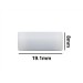 SP Bel-Art Spinbar Teflon Cylindrical Magnetic Stirring Bar; 19.1 x 8mm, White