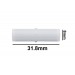 SP Bel-Art Spinbar Teflon Cylindrical Magnetic Stirring Bar; 31.8 x 8mm, White