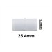 SP Bel-Art Spinbar Teflon Cylindrical Magnetic Stirring Bar; 25.4 x 9.5mm, White
