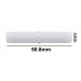 SP Bel-Art Spinbar Teflon Cylindrical Magnetic Stirring Bar; 50.8 x 9.5mm, White