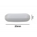 SP Bel-Art Spinbar Teflon Polygon Magnetic Stirring Bar; 25 x 8mm, White, without Pivot Ring