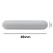 SP Bel-Art Spinbar Teflon Polygon Magnetic Stirring Bar; 40 x 8mm, White, without Pivot Ring