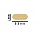 SP Bel-Art Spinbar Teflon Micro (Flea) Magnetic Stirring Bar; 6.35 x 3mm, Yellow