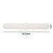SP Bel-Art Spinbar Giant Polygon Teflon Magnetic Stirring Bar; 127 x 16mm, White, with Pivot Ring