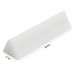 SP Bel-Art Spinwedge Teflon Magnetic Stirring Bar; 12.7 x 50.8mm, White