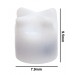 SP Bel-Art Spinfin Teflon Magnetic Stirring Bar; 7.9 x 9.5mm, White