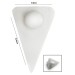 SP Bel-Art Spinvane Teflon Triangular Magnetic Stirring Bar; 10.4 x 16.5 x 9.8mm, Fits 3-5 ml Vials, White