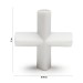 SP Bel-Art Spinplus Teflon Magnetic Stirring Bar; 25.4 x 14.3mm, White