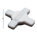SP Bel-Art Spinstar Teflon Magnetic Stirring Bar; 44mm, fits 100ml Beakers, White