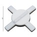 SP Bel-Art Spinstar Teflon Magnetic Stirring Bar; 70mm, fits 400ml Beakers, White