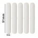 SP Bel-Art Spinpak Teflon Octagon Magnetic Stirring Bar; 51 x 8mm, White (Pack of 5)