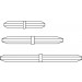 SP Bel-Art Spinpak Teflon Octagon Magnetic Stirring Bar Assortment (Pack of 6)