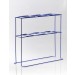 SP Bel-Art Poxygrid Imhoff Cone Rack; 3 Places, 17¹⁄₂ x 6³⁄₄ x 16 in.