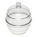 SP Bel-Art "Space Saver" Polycarbonate/Polypropylene Desiccator; 0.09 cu. ft.