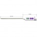 SP Bel-Art, H-B DURAC Calibrated Electronic Stainless Steel Stem Thermometer, -50/200C (-58/392F), 122mm (4.8") Probe