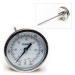 SP Bel-Art, H-B DURAC Bi-Metallic Dial Thermometer; 10 to 150C (50 to 300F), 1/2 in. NPT Threaded Connection, 75mm Dial