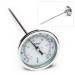 SP Bel-Art, H-B DURAC Bi-Metallic Dial Thermometer; 0 to 50C (25 to 125F), 1/2 in. NPT Threaded Connection, 75mm Dial
