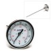 SP Bel-Art, H-B DURAC Bi-Metallic Dial Thermometer; 10 to 260C (50 to 500F), 1/2 in. NPT Threaded Connection, 75mm Dial