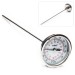 SP Bel-Art, H-B DURAC Bi-Metallic Dial Thermometer; -20 to 120C (0 to 250F), 1/2 in. NPT Threaded Connection, 75mm Dial