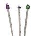H-B Liquid-in-Glass Thermometer Non-Roll Fittings; PVC Plastic