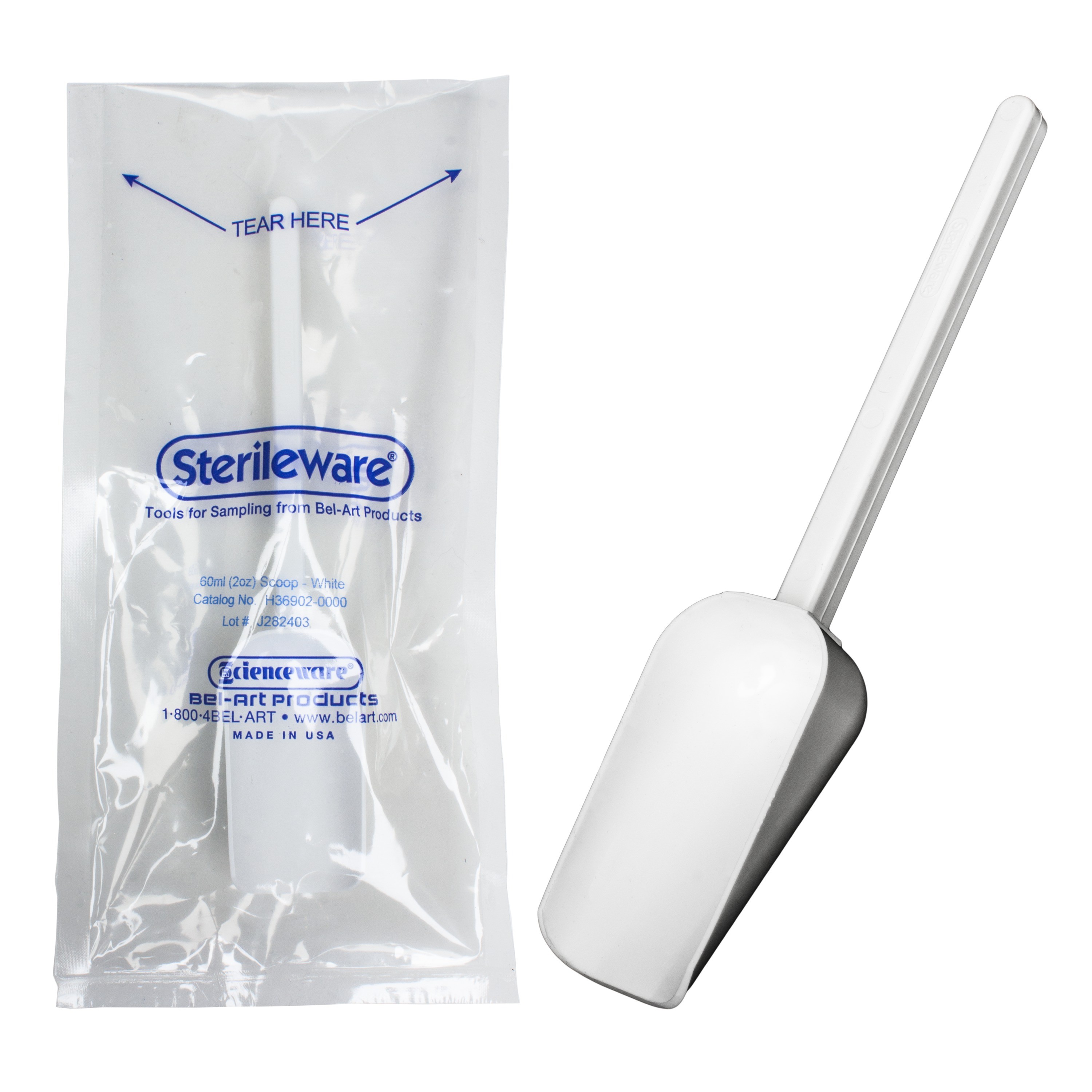 SP Bel-Art | SP Bel-Art Sterileware Sterile Sampling Scoop