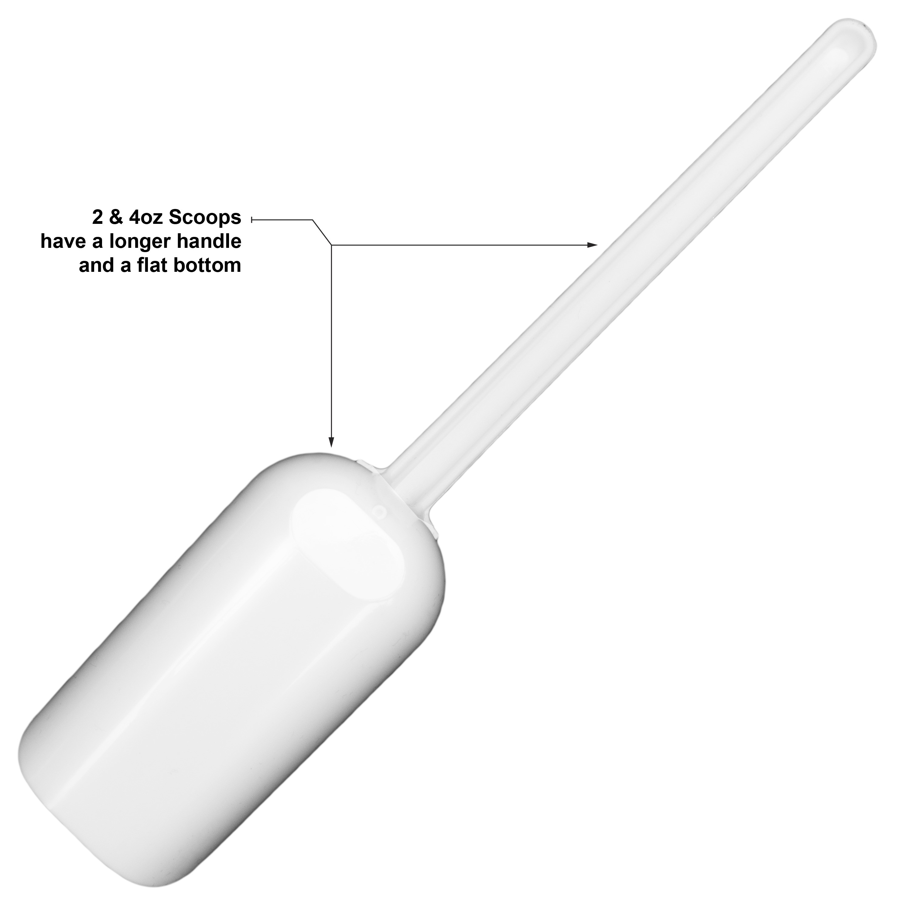 United Scientific Sterile Sampling Scoops - 125mL Polystyrene, Pack Of 100