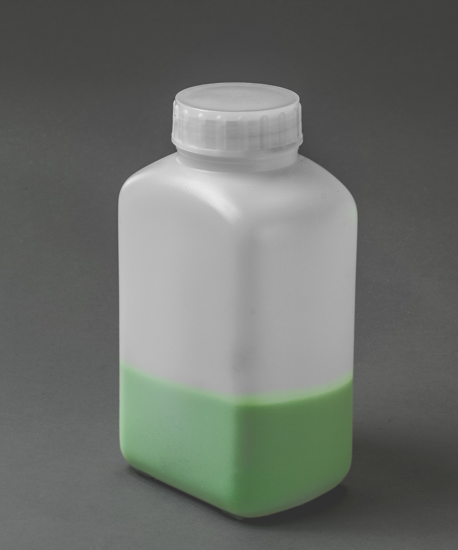 SP Bel-Art Polystormor Square Edge, Wide-Mouth 500ml (16oz) Polyethylene Bottles; Polypropylene Cap, 43mm Closure (Pack of 12)