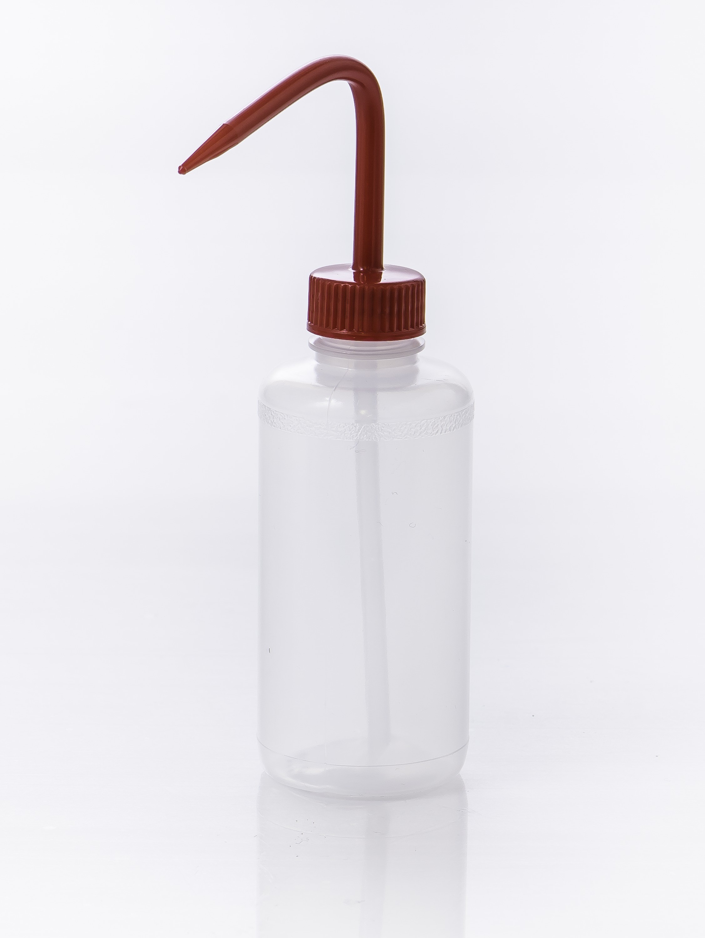 SP Bel-Art Narrow-Mouth 250ml (8oz) Polyethylene Wash Bottles; Red Polypropylene Cap, 28mm Closure (Pack of 6)