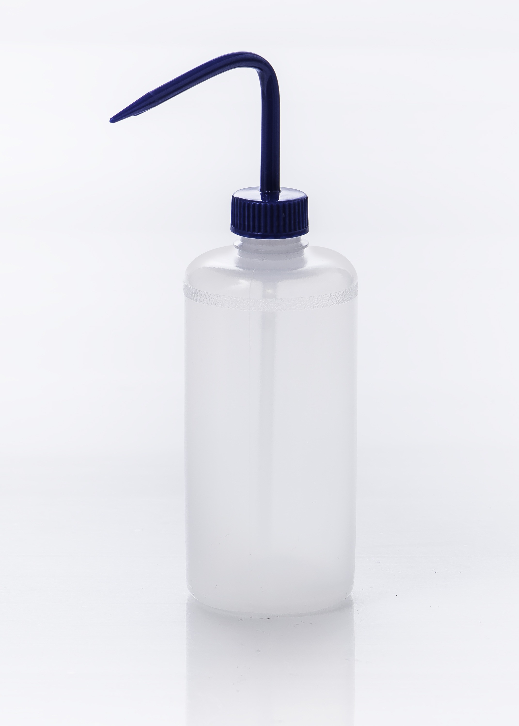 SP Bel-Art Narrow-Mouth 500ml (16oz) Polyethylene Wash Bottles; Blue Polypropylene Cap, 28mm Closure (Pack of 6)
