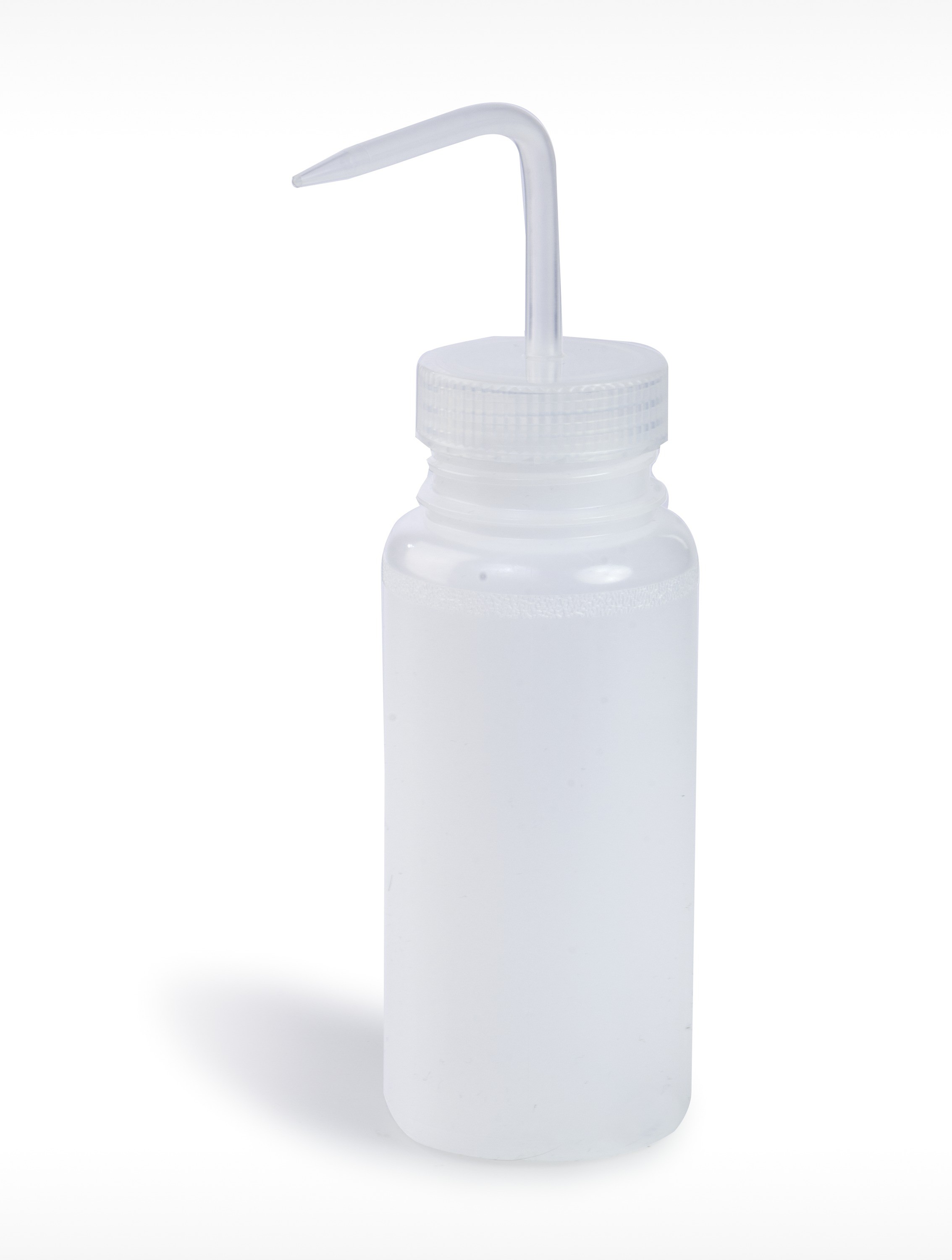 SP Bel-Art Wide-Mouth 500ml (16oz) Polyethylene Wash Bottles; Natural Polypropylene Cap, 53mm Closure (Pack of 6)