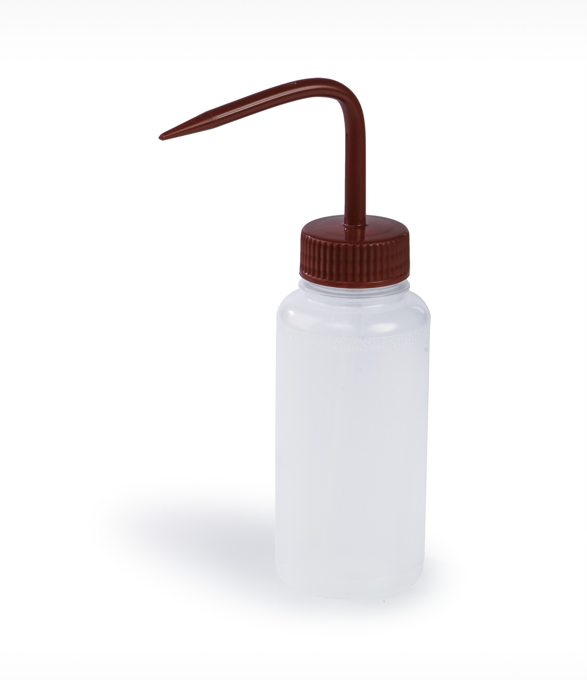 SP Bel-Art Wide-Mouth 250ml (8oz) Polyethylene Wash Bottles; Red Polypropylene Cap, 38mm Closure (Pack of 6)