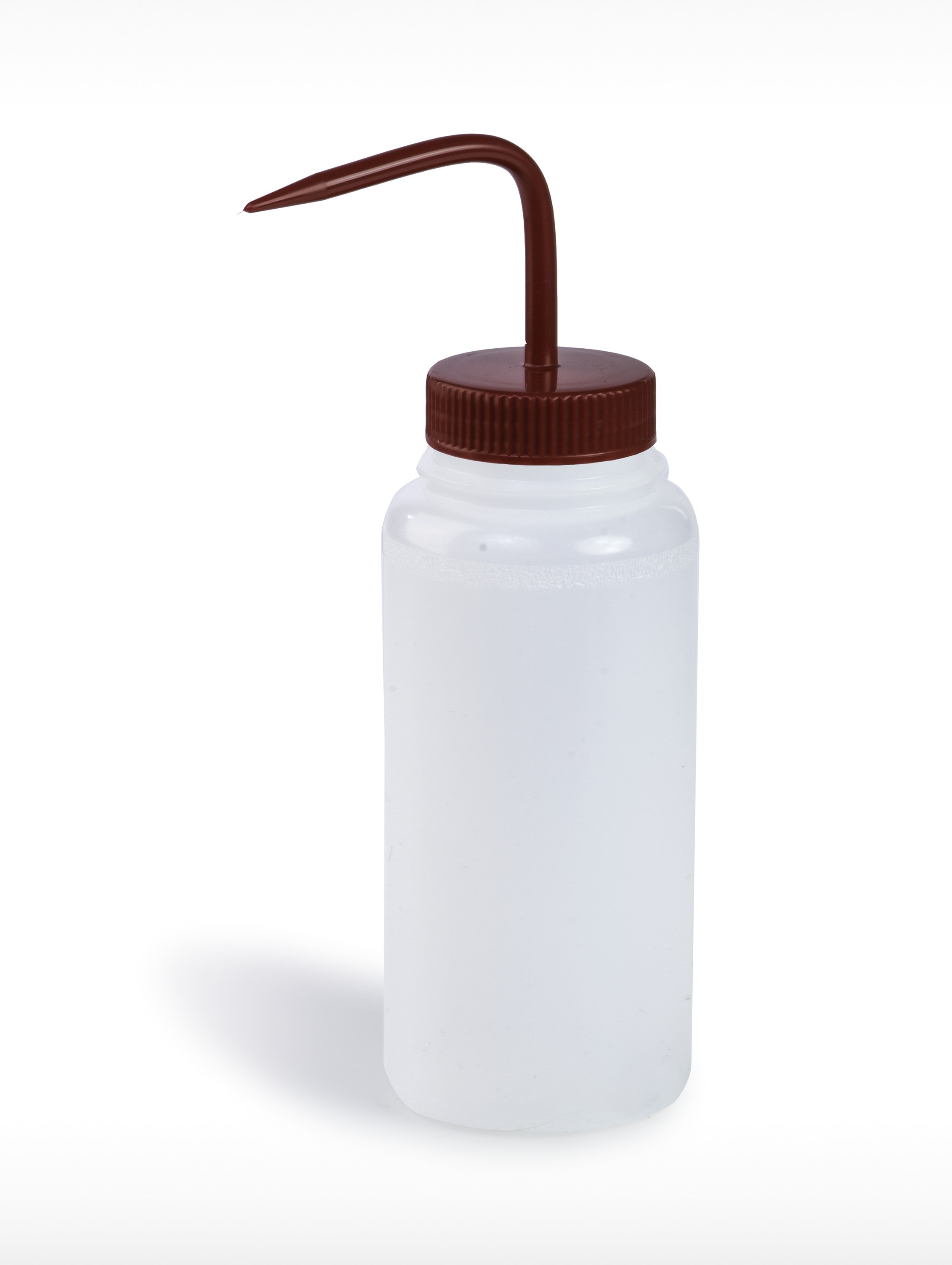 SP Bel-Art Wide-Mouth 500ml (16oz) Polyethylene Wash Bottles; Red Polypropylene Cap, 53mm Closure (Pack of 6)