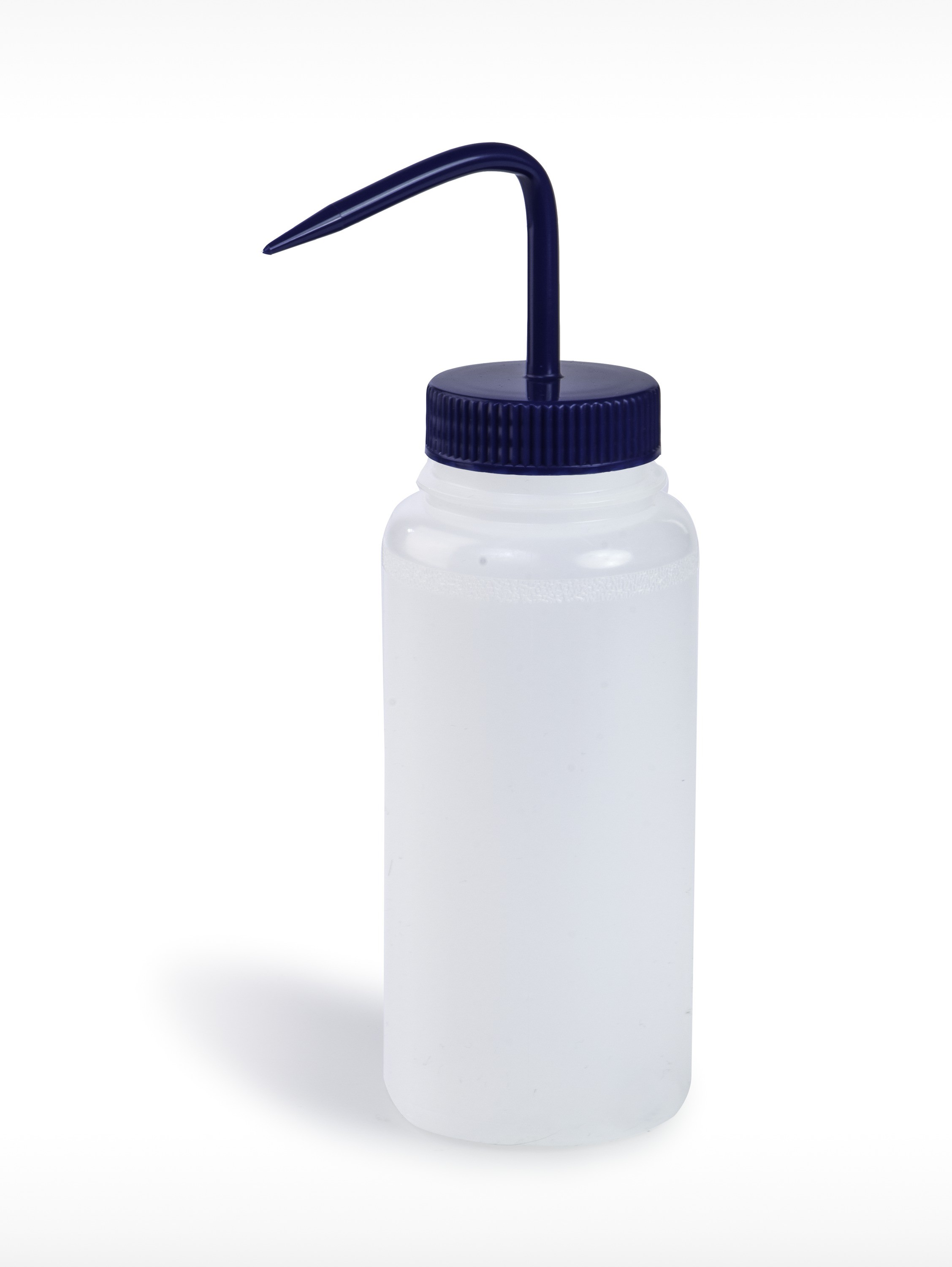 SP Bel-Art Wide-Mouth 500ml (16oz) Polyethylene Wash Bottles; Blue Polypropylene Cap, 53mm Closure (Pack of 6)