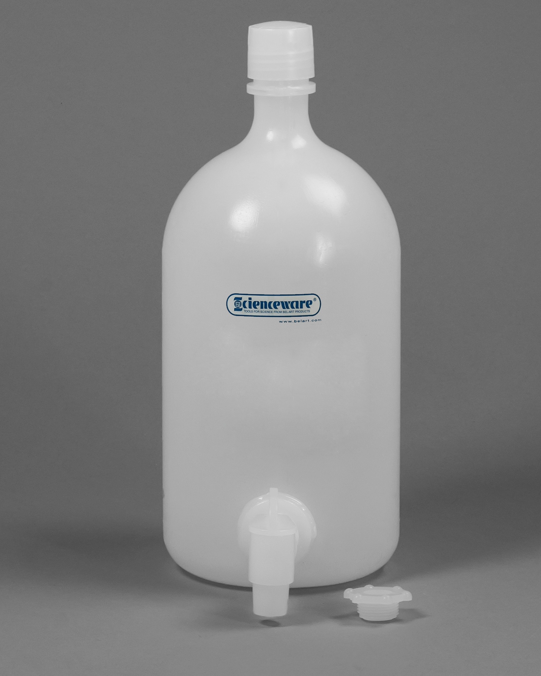 SP Bel-Art Polyethylene Carboys with Spigot; 4 Liters (1 Gallon)