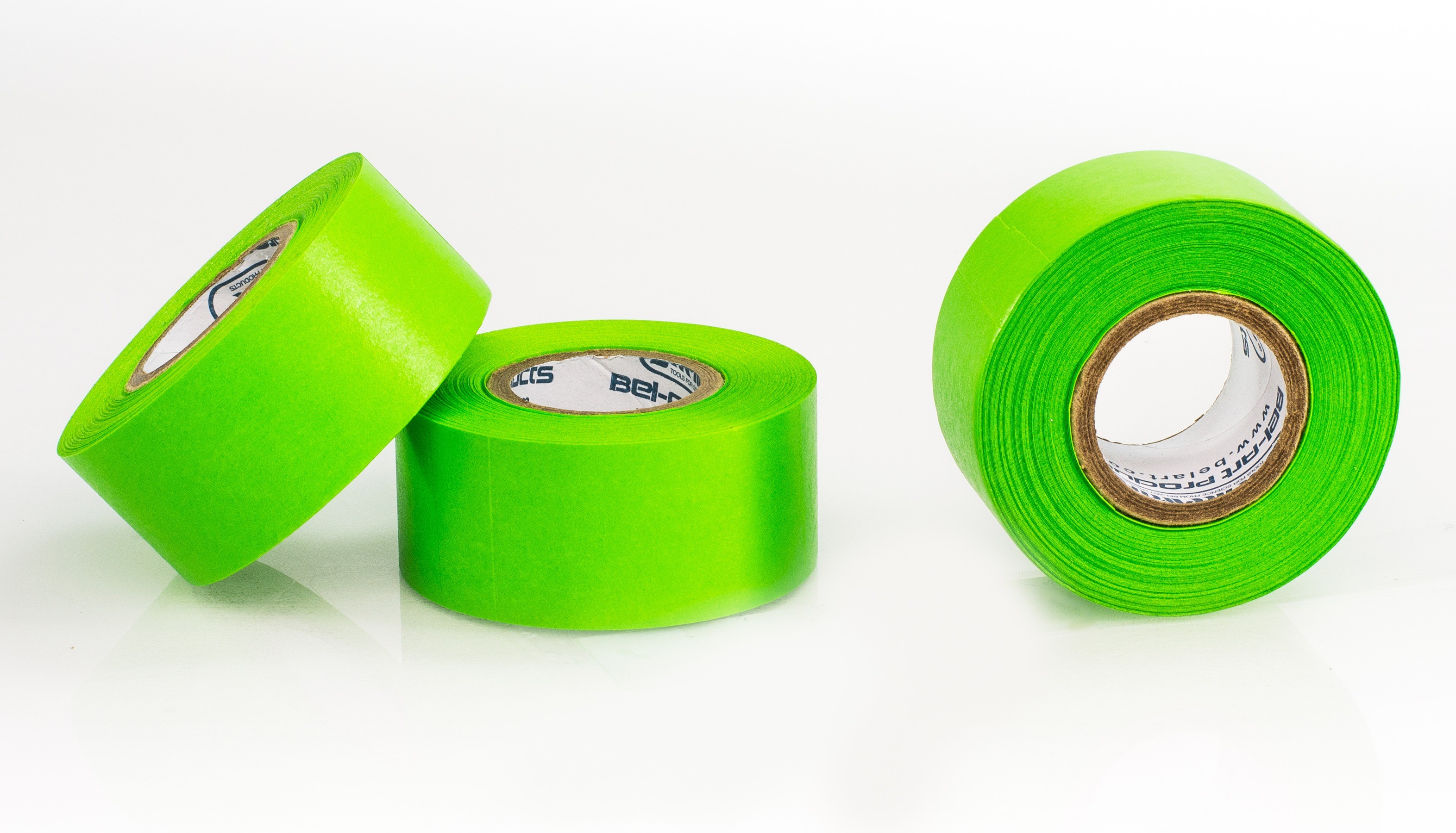 SP Bel-Art Write-On Green Label Tape; 15yd Length, 1 in. Width, 1 in. Core (Pack of 3)