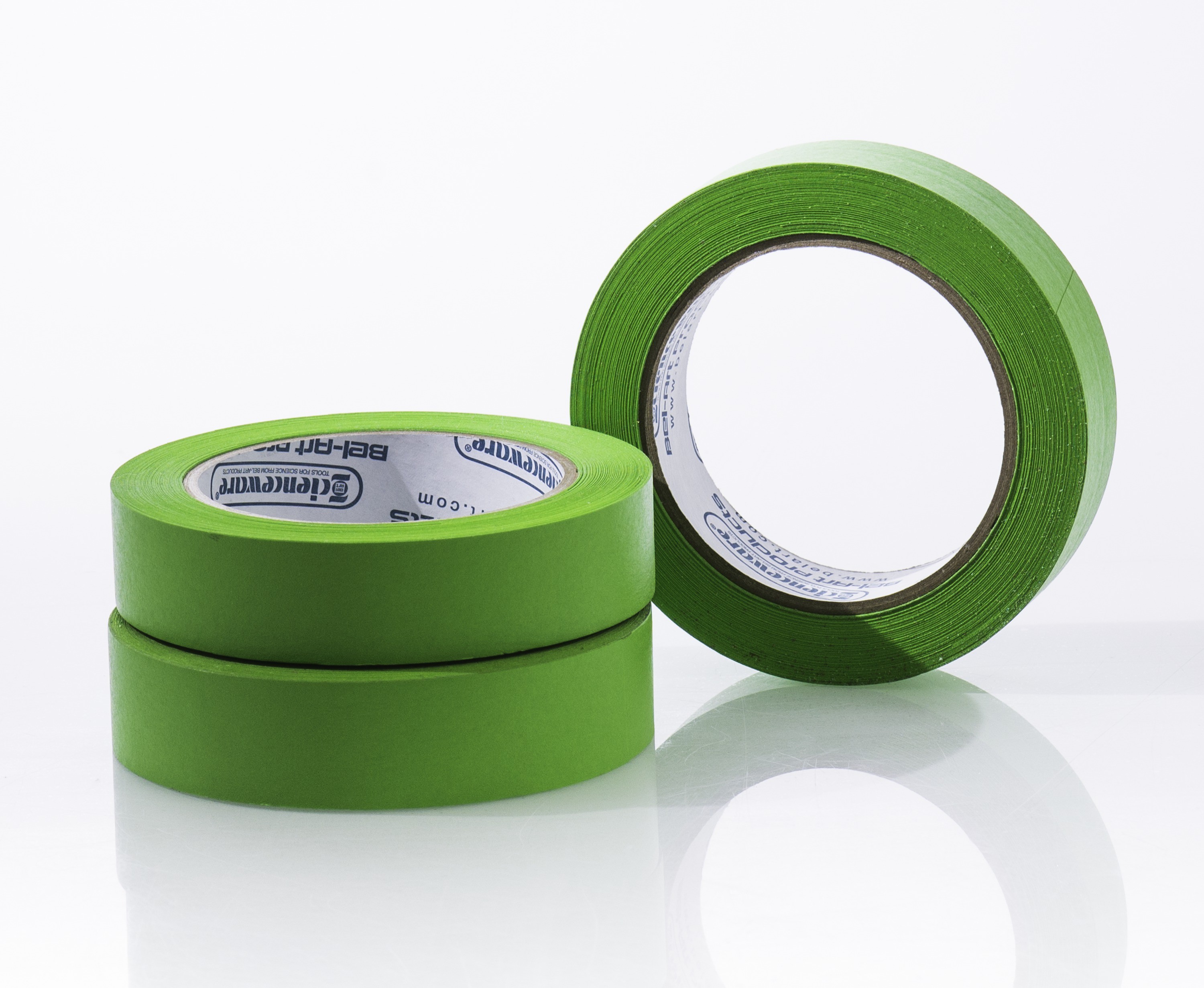 SP Bel-Art Write-On Green Label Tape; 40yd Length, 1 in. Width, 3 in. Core (Pack of 3)