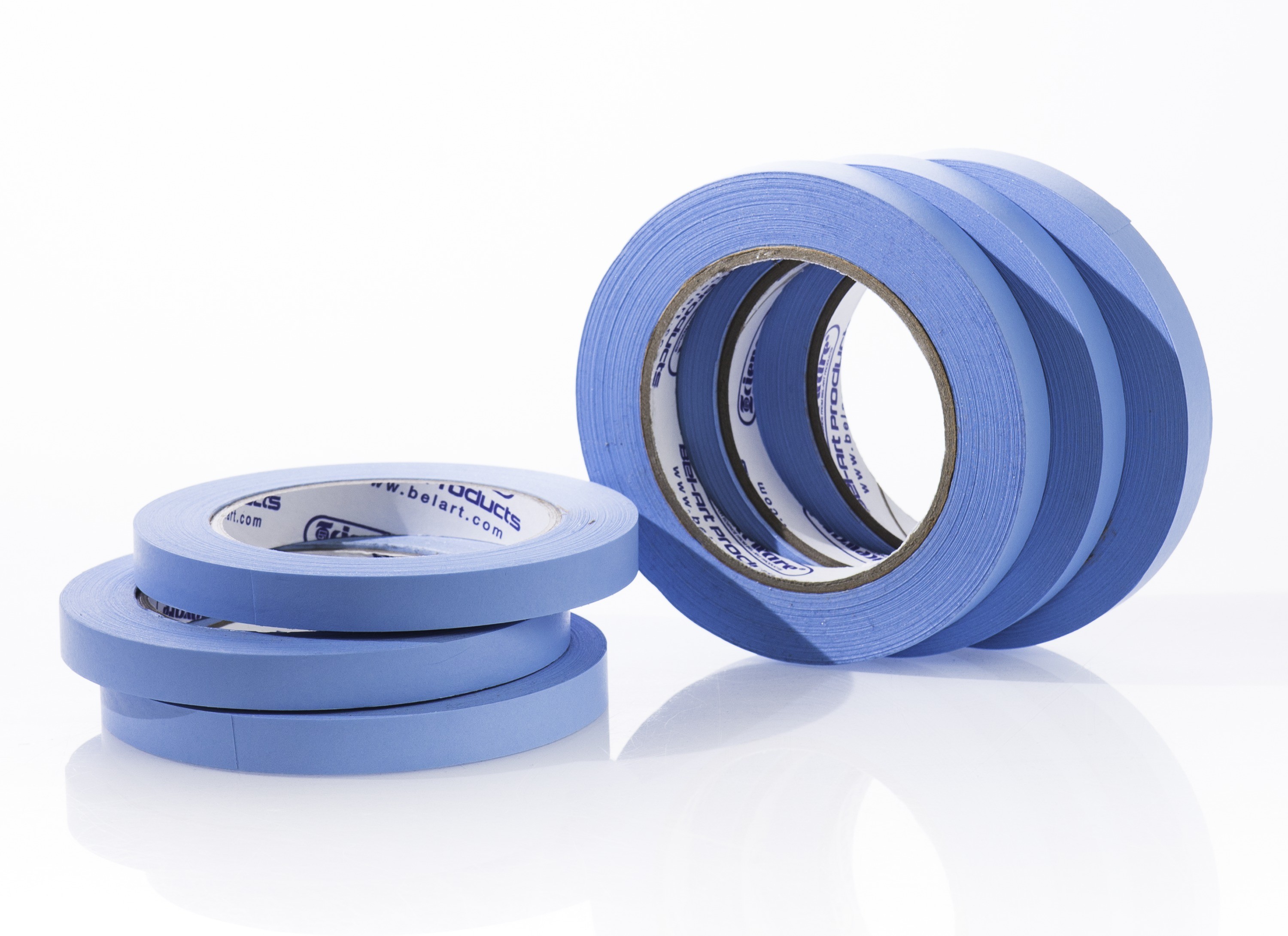 SP Bel-Art Write-On Blue Label Tape; 40yd Length, ¹/₂ in. Width, 3 in. Core (Pack of 6)