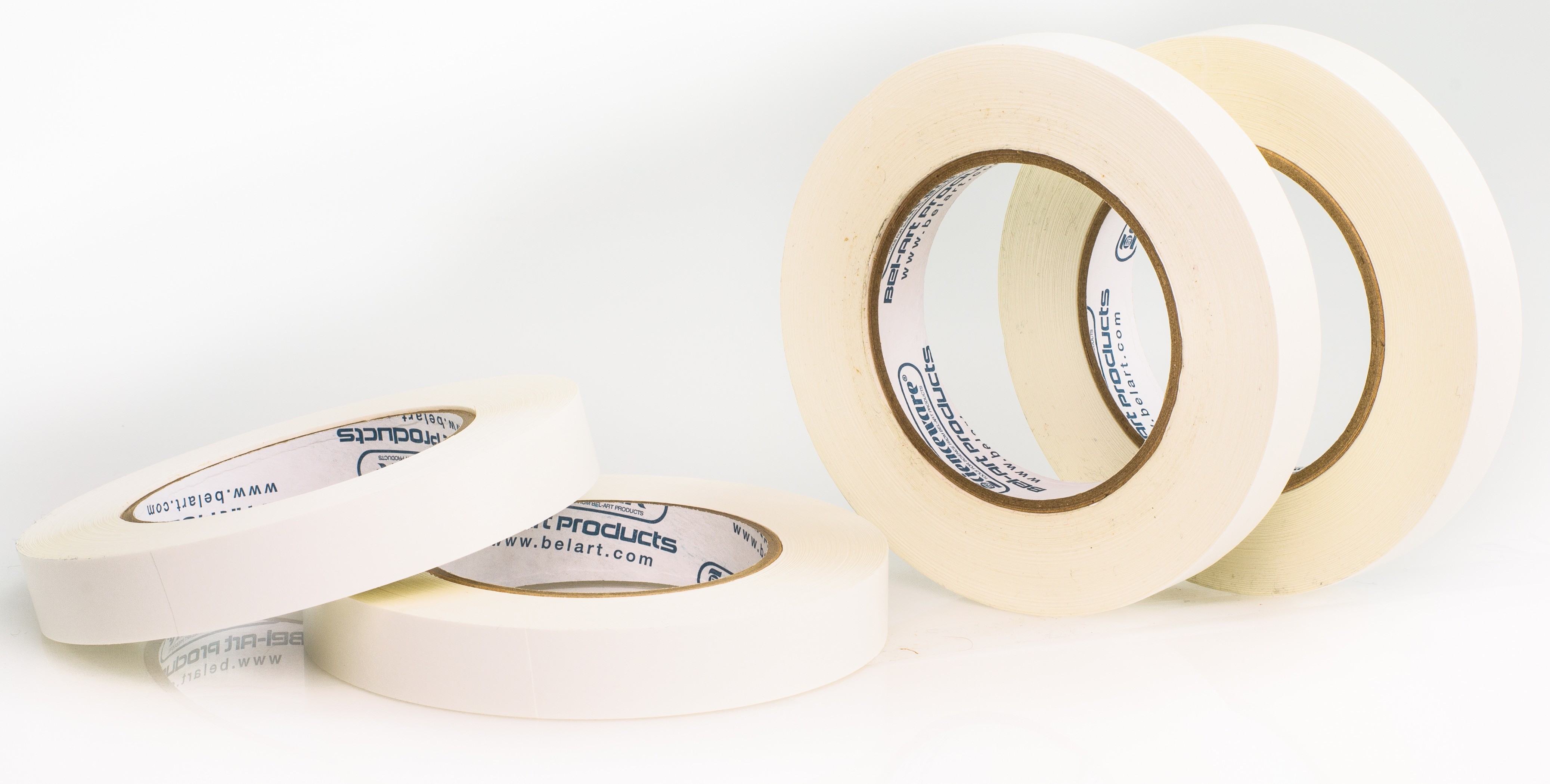 SP Bel-Art Write-On White Label Tape; 60yd Length, ³/₄ in. Width, 3 in. Core (Pack of 4)