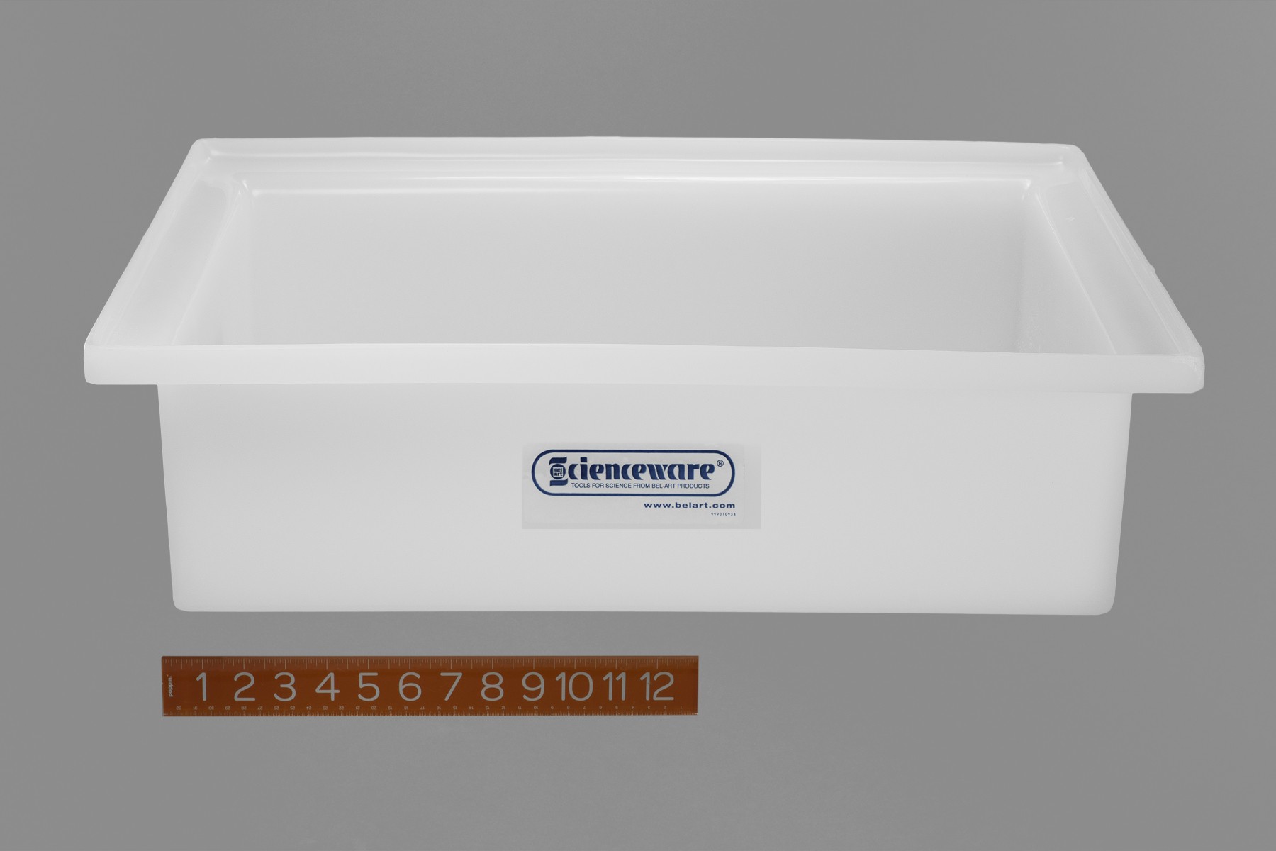 SP Bel-Art General Purpose Polyethylene Tray without Faucet; 17½ x 23½ x 6 in.
