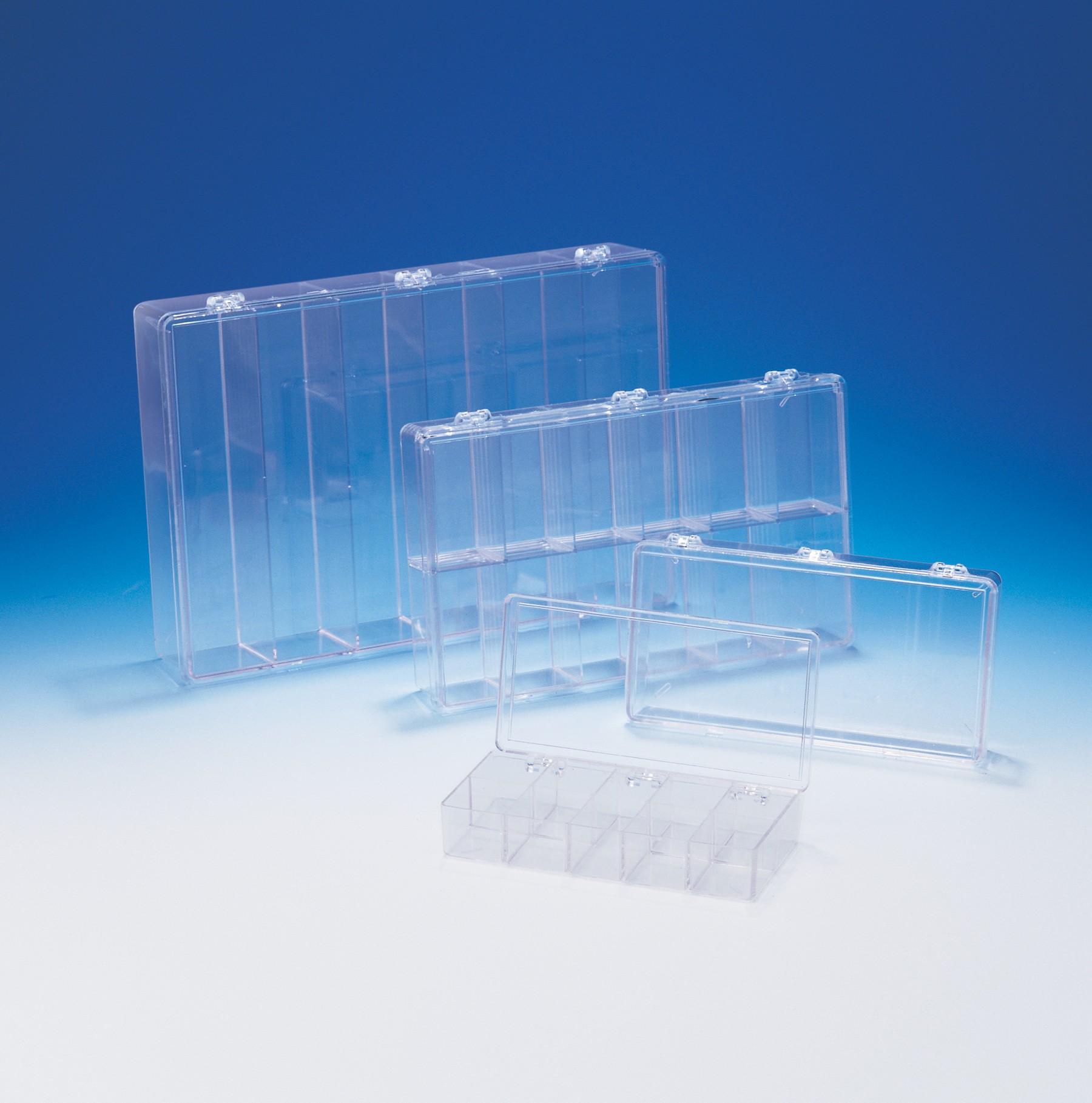 SP Bel-Art Plastic 6 Compartment Storage Box; 13⅛ x 9 x 2⁵/₁₆ in.