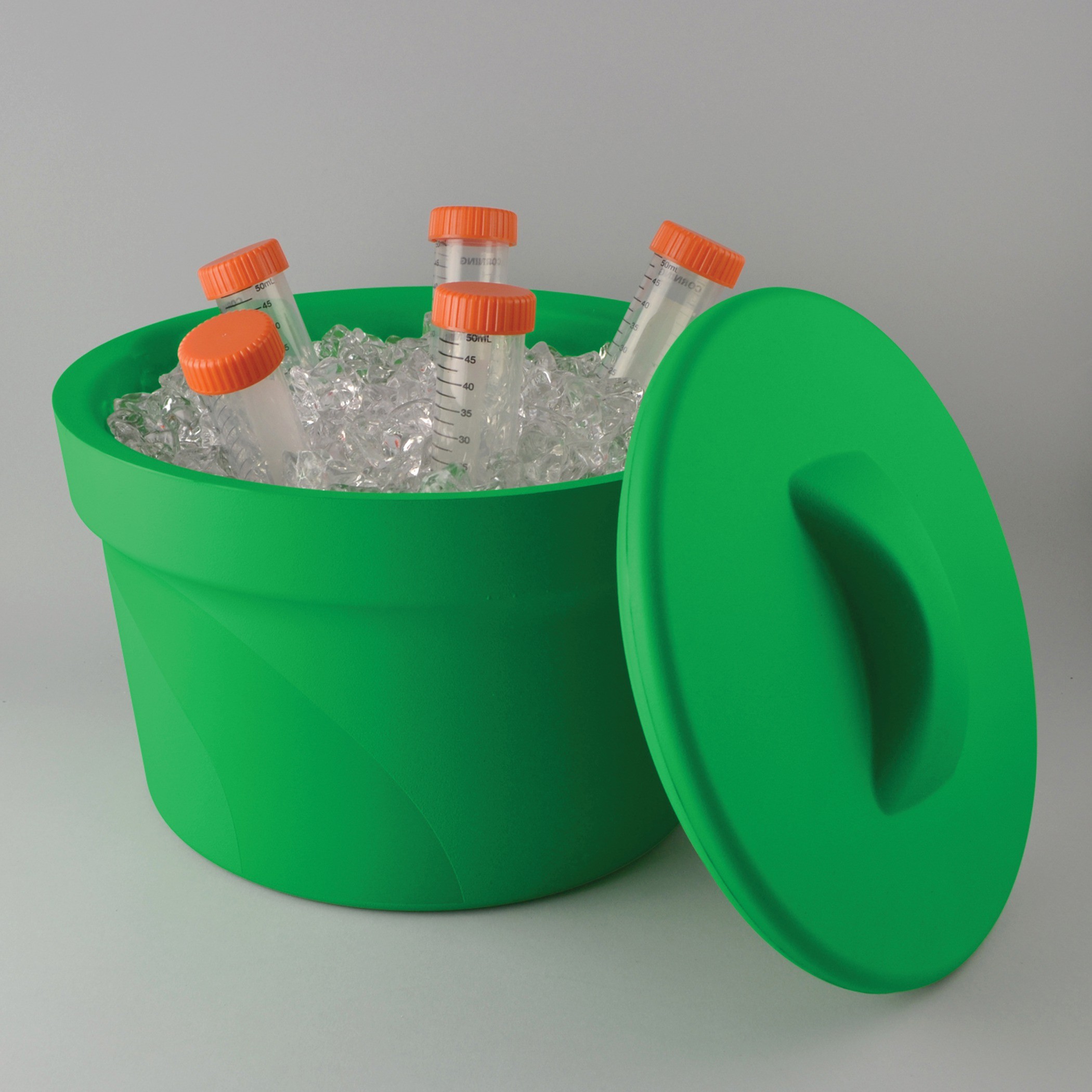 SP Bel-Art Magic Touch 2 High Performance Green Ice Bucket; 2.5 Liter, With Lid