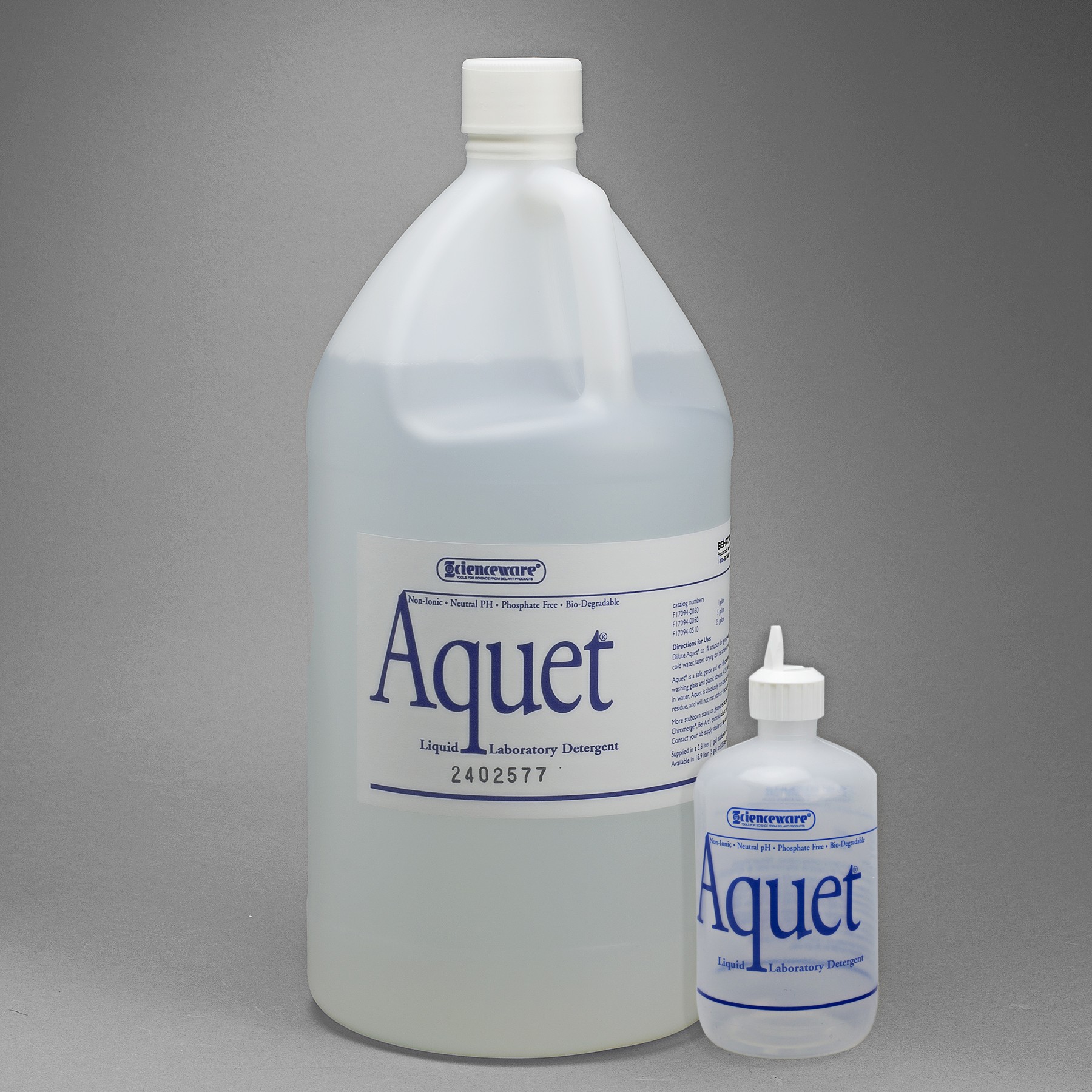SP Bel-Art Aquet Detergent for Glassware and Plastics; 1 Gallon Bottle