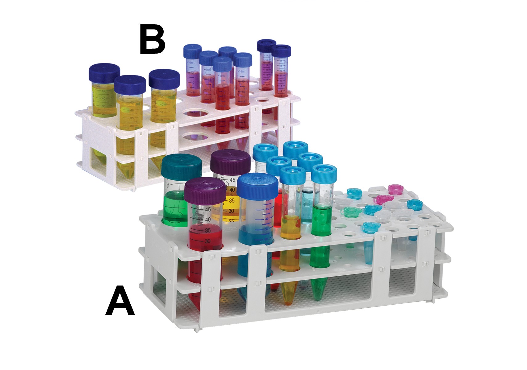 No-Wire Multi-Tube Racks