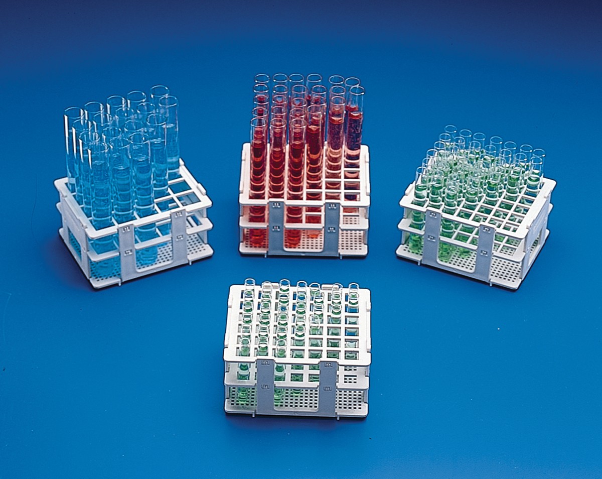 No-Wire Test Tube Half Racks