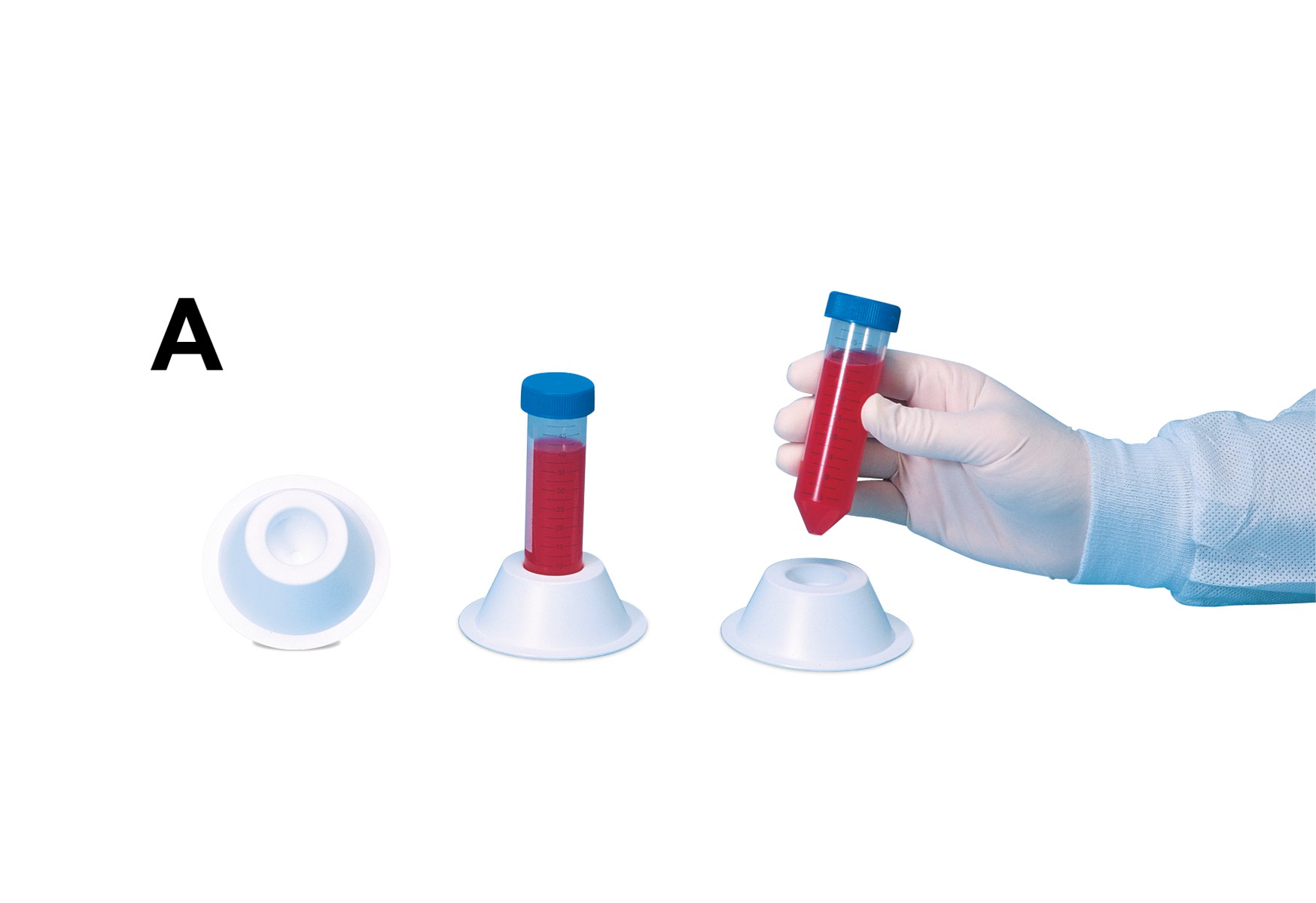 BelArt Conical Tube Holder; For 50ml Tubes, Grip Style, Polystyrene