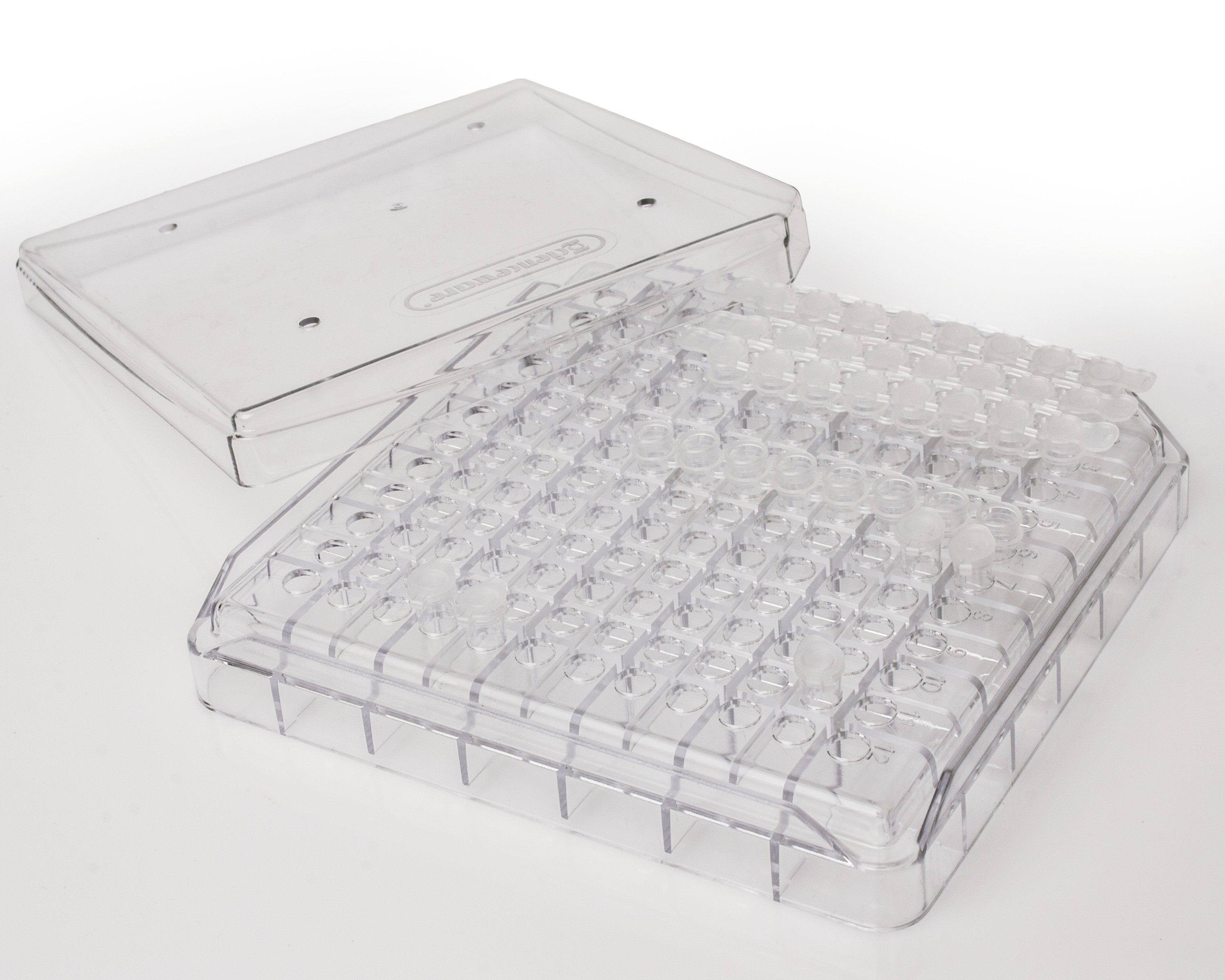 SP Bel-Art PCR Tube Freezer Storage Box; For 0.2ml Tubes, 144 Places (Pack of 5)