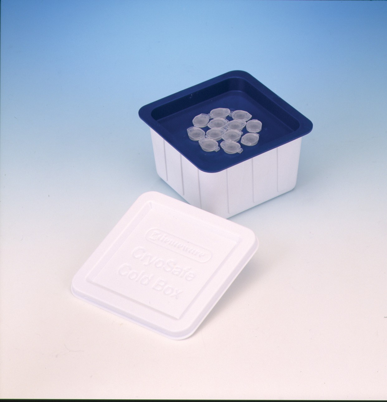 SP Bel-Art Cryo-Safe Cold Box; For 1.5ml Tubes, 12 Places, Plastic, 4.6 x 4.6 x 2.8 in. 